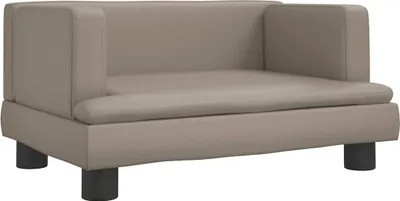 Obrázek produktu pro vidaXL Pelíšek pro psy cappuccino hnědý 60x40x30 cm Imitace kůže