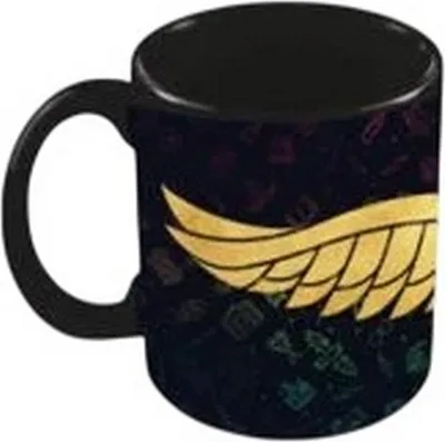 Produktbild von Harry Potter - "Back To Hogwarts" Kaffeebecher PM12753 (Einheitsgröße) (Schwarz/Gold)