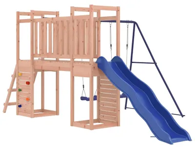Image de vidaXL Tour de jeux en bois massif de douglas