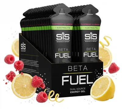 Produktbild von SIS Beta Fuel Gel + Electrolytes (30x60ml) Raspberry Lemon - Energie & Ausdauer - Energie-Gel