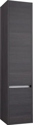 Produktbild von Badezimmer - Hochschrank Kolkata 82, Farbe: Eiche schwarz – 160 x 35 x 35 cm (H x B x T)
