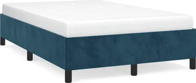 Immagine prodotto di vidaXL Struttura letto senza materasso blu scuro 120x190 cm velluto