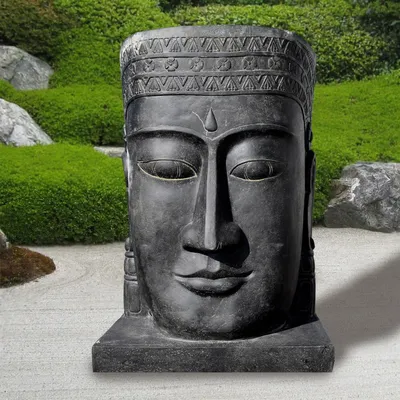 Image de Fontaine de jardin / figure de bouddha Akamt | 119 x 78 x 182 cm