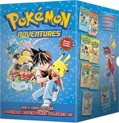 Produktbild von Pokémon Adventures Red & Blue Box Set (Set Includes Vols. 1-7)