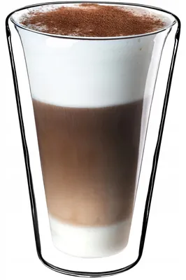 Obrázok produktu pre Dvojstenné poháre na kávu – termo poháre 470 ml – sklo – na kávu, čaj, latte – sada 4 ks