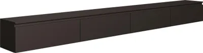 Produktbild von Selsey Bemmi – Hängendes TV-Board mit vier Klappen 300 cm, Schwarz