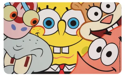 Produktbild von Spongebob Schwammkopf Brettchen– allover Frühstücksbrettchen aus Resopal