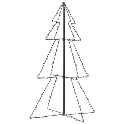 Productafbeelding van Kegelkerstboom 160 LED's binnen en buiten 78x120 cm