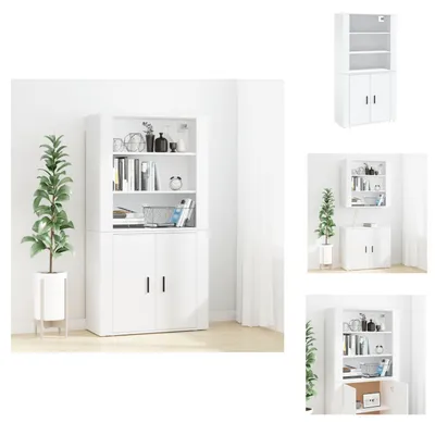 Immagine prodotto di vidaXL Credenza in materiale ligneo bianco - Credenze