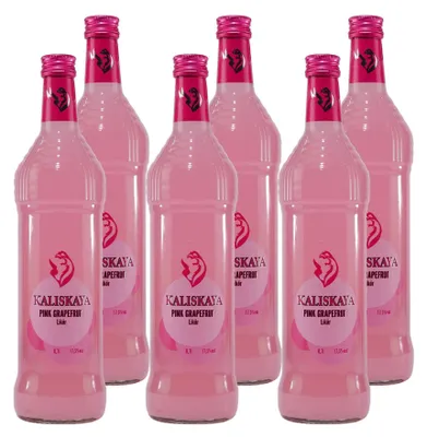 Produktbild von Kaliskaya Pink Grapefruit Likör (6 x 0,7L)