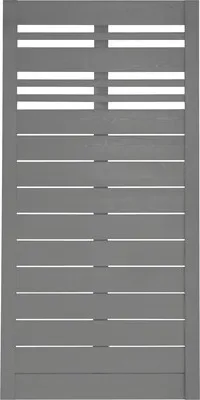 Produktbild von Zaun Teilelement Konsta Reddy 90 x 180 cm basaltgrau