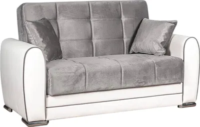 Produktbild von 2-Sitzer 2-Sitzer 2-Sitzer 2-Sitzer 2-Sitzer 2-Sitzer 2-Sitzer Schlafsofa \ \ \ \ \ \ \ Dlobuon, Eck-Container-2-Sitzer 2-Sitzer 2-Sitzer 2-Sitzer 2-Sitzer 2-Sitzer 2-Sitzer Schlafsofa \ \ \ \ \ \ \ aus Kunstleder und Stoff, Wohnzimmersofa mit Klick-Klack-Öffnung und umkehrbarer Halbinsel, 163x84h91 cm, Weiß und Grau