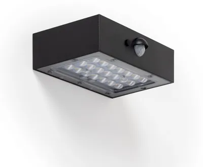 Produktbild von LED Wandleuchte Außen 3W Doppelseitige Beleuchtung mit PIR Sensor 4000K Schwarz Neutralweiß