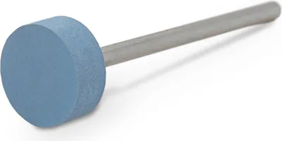 Image de Brosse Polisseuse Universelle Bleu Clair, Ø 11 x 4 mm, Douce, Grain Fin, HP-Tige