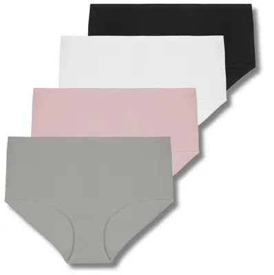 Immagine prodotto di Intimo femminile - Slip da donna taglia XL - 4 slip a vita alta - Culottes