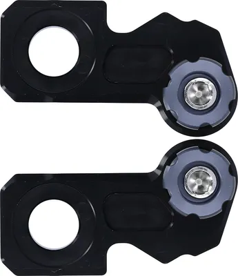 Produktbild von 2 Stück Motorrad Achsblockschieber Aluminiumlegierung Ersatz für CB650R/F CBR650R 2019-2020Titanium