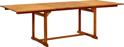 Produktbild von vidaXL Garten-Esstisch (160-240)x100x75 cm Massivholz Akazie