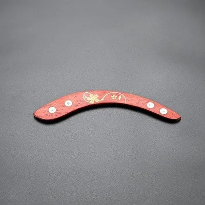 Image de Accoudoir en bois rouge autocollant pour guitare acoustique
