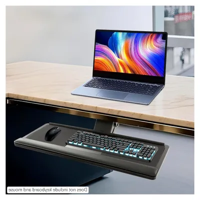 Produktbild von Tastaturablage für den Schreibtisch mit Mauspad und Handgelenkauflage