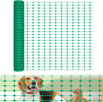 Produktbild von YARDIN Absperrzaun Geflügelzaun Schutznetz Bauzaun aus Kunststoff, Mobiler Zaun Begrenzungszaun Absperrnetz, Flexibel Warnzaun1 x 50M Grün