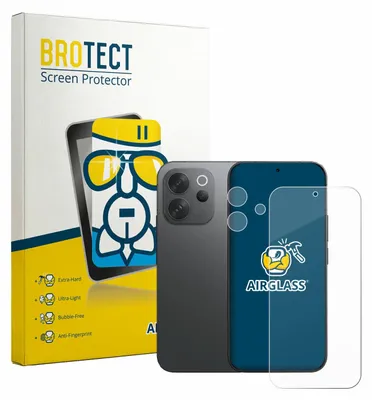 Produktbild von BROTECT Schutzglas für Vivo V70 (Display+Kamera) Schutzfolie Panzer Folie Glas Display Schutz klar