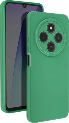 Immagine prodotto di Avizar, custodia in silicone SoftGlow per Xiaomi Redmi 14C, fotocamera protetta, verde