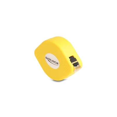 Produktbild von Delock RJ45 Aufrollkabel Cat.6A STP 1,5 m schwarz / gelb