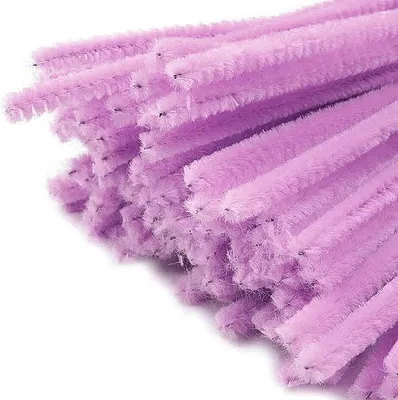 Pfeifenreiniger 20er Chenille-Draht 6mm, Länge 30cm, orchidee