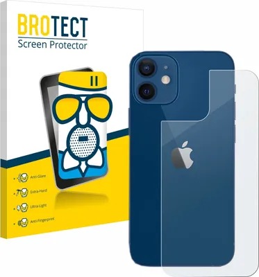 Produktbild von BROTECT Entspiegelungs Schutzglas für Apple iPhone 12 / 12 Pro (Rückseite) Schutzfolie Panzer Folie Glas Display Schutz matt