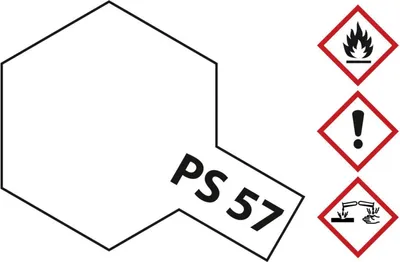 Produktbild von Tamiya PS-57 Pearl Weiss Sprühfarbe 100ml für Polycarbonat ( Lexanfarbe )