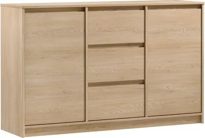 Obrázok produktu pre Kondela Dvojdverová komoda so zásuvkami Manol K2D3S - cremona