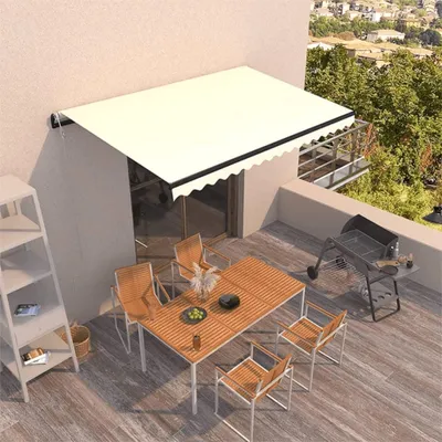 Zdjęcie produktu dla Markiza automatycznie zwijana 450x350 cm kremowa