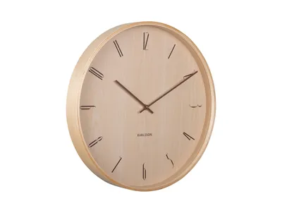 Produktbild von Karlsson – Wanduhr Suave – Helles Holz