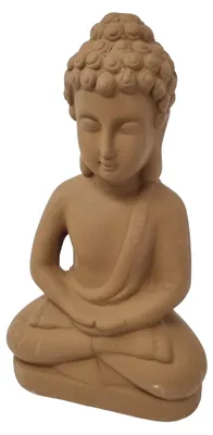 Produktbild von Asia Buddha Statue 28cm Braun Keramik Feng Shui