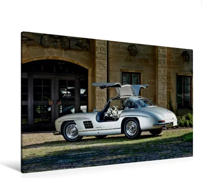 Produktbild von Calvendo  Textil-Leinwand 120 cm x 80 cm quer Mercedes 300 SL Flügeltürer, Bau Stefan; 7324162
