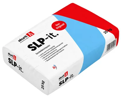 Immagine prodotto di AKURIT Sockelleichtputz SLP-it. 25kg - rissarm, langlebig und witterungsbeständig