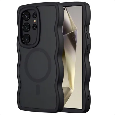 Immagine prodotto di Selencia Wavy Backcover con MagSafe Samsung Galaxy S24 Ultra - Nero