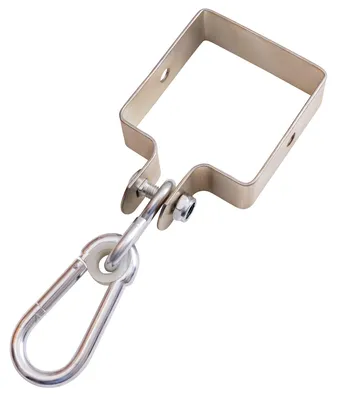 Image de Omgoods - Lot de 4 supports suspendus avec mousqueton, diamètre 10 cm, pour arbres ronds