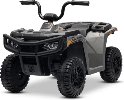 Produktbild von Lizensiertes elektrisches Ride-on Quad Arctic Cat 12V mit Hinterradantrieb, graue, LED-Beleuchtung, Lithium-Akku, 2 x 25W Motoren