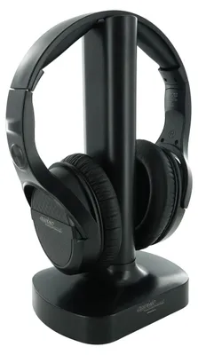 Image de auvisio OK-320 Casque TV Casque stéréo numérique sans fil avec batterie & DSP Station de charge 2en1