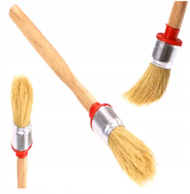 Produktbild von Bobimarket Rundpinsel 20 mm Malerpinsel Holzgriff