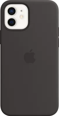 Produktbild von iPhone 12 | 12 Pro Silikon Case mit MagSafe - Schwarz Handyhülle