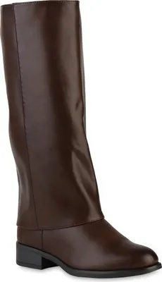 Produktbild von VAN HILL Damen Gefütterte Klassische Stiefel Schuhe 841330, Farbe: Braun, Größe: 37