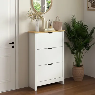 Produktbild von Schuhschrank - Schuhregal - Schuhaufbewahrungsbox - Halbschuhschrank - Schuhbank - Platzsparendes Design
