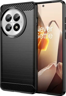 Immagine prodotto di Per OnePlus 13 Carbon Brushed Design Texture TPU Custodia per cellulare Cover nera