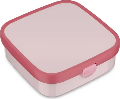Produktbild von Mepal - Bento Brotdose Groß Campus - Bento Lunchbox für Kinder - Inklusive 2 auslaufsicheren Bento Fächern & Gabel - Bento-Fach ist mikrowellengeeignet - 1,25 l - Cool pink