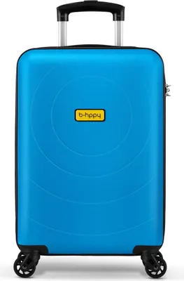 Produktbild von BHPPY Handgepäck koffer 53x35x20 cm, Hartschale Reisekoffer, Trolley mit Zahlenschloss, Reisekoffer handgepäck, Farbe Blau