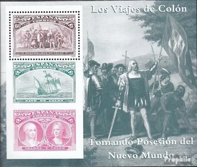 Produktbild von Briefmarken Spanien 1992 Mi Block47 (kompl.Ausg.) postfrisch Amerika