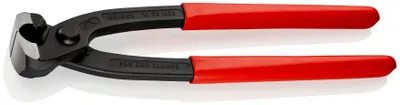 Produktbild von KNIPEX 10 98 I220 SB Ohrklemmenzange mit Kunststoff überzogen schwarz atramentiert 220 mm (SB-Karte/Blister)