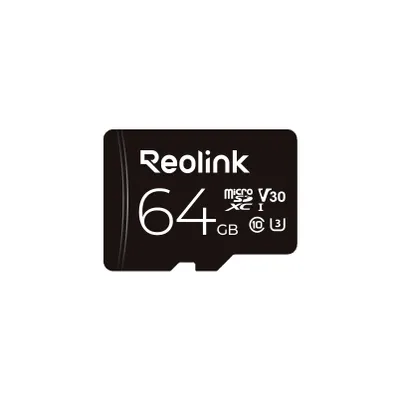 Immagine prodotto di Scheda di memoria MicroSDXC di Reolink, classe 10 U3 TF, compatibile con la telecamera di sorveglianza Reolink, 64 GB